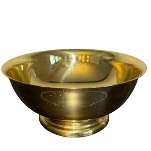 Vintage | Baldwin | Brass Footed Bowl | Decorative |‎ Serving Dish